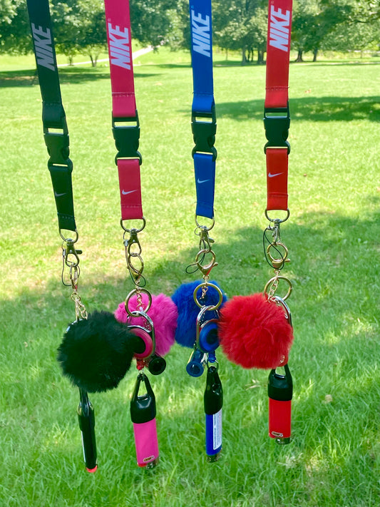 Blue keychain Red keychain Pink Keychain Black Keychain